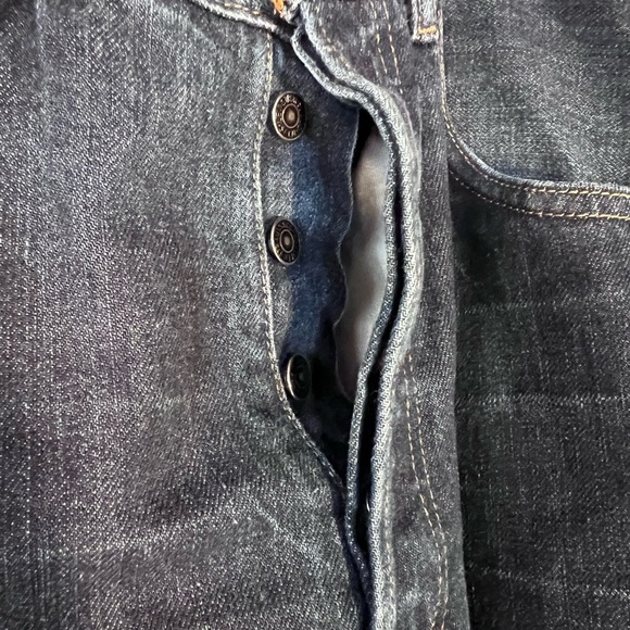Men's Dark Blue Jeans - Picture 3 of 7